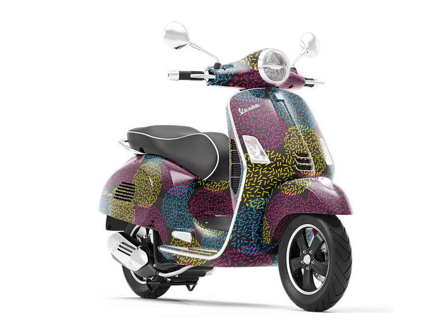 Winners Celebration Abstract Vespa Scooter Wrap Film
