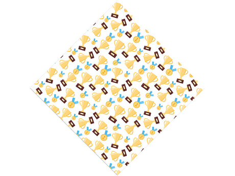 Winning Medals Sport Vinyl Wrap Pattern