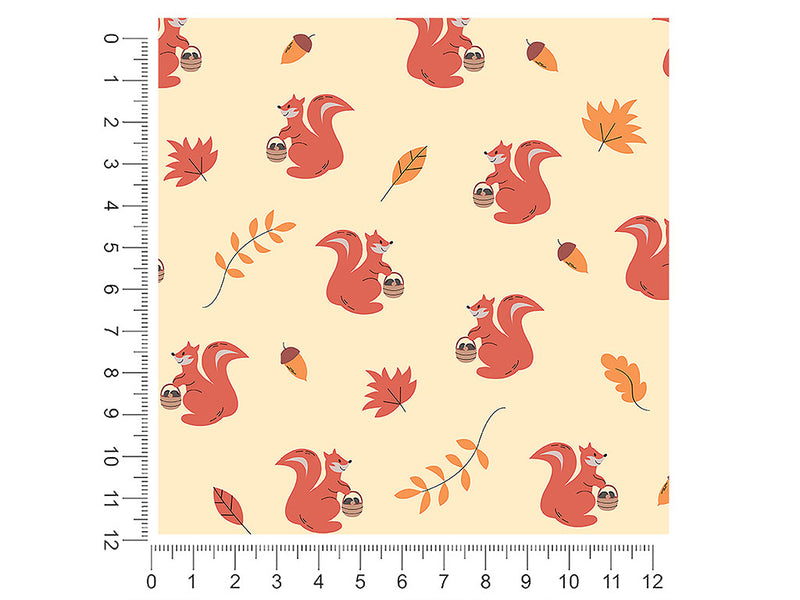 winter approaches animal 1ft x 1ft Craft Sheets
