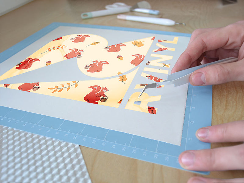 winter approaches animal Easy Weed Craft Vinyl