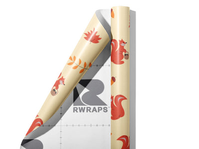 Winter Approaches Rodent Wrap Film Sheets~Rwraps Series 914 Winter Approaches Rodent Scrolled Sheet~3