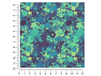 winter blues paint splatter 1ft x 1ft Craft Sheets