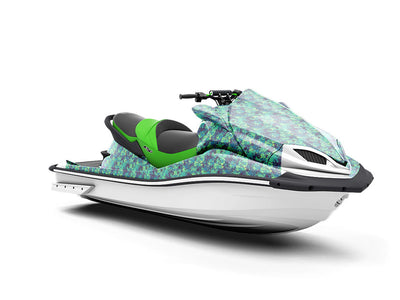 Winter Blues Paint Splatter Jet Ski Vinyl Customized Wrap