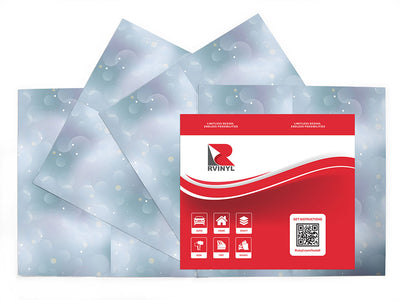 winter crisp bokeh Craft Vinyl Sheet Pack