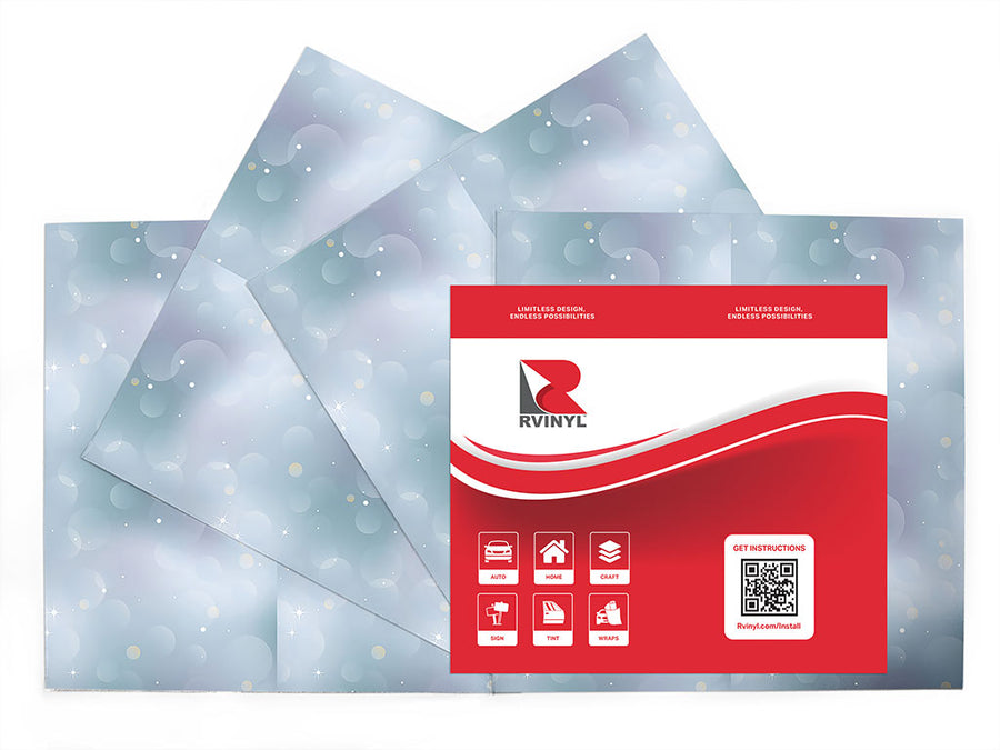 winter crisp bokeh Craft Vinyl Sheet Pack