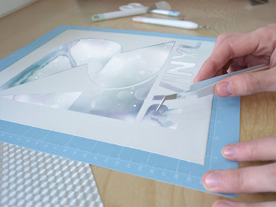 winter crisp bokeh Easy Weed Craft Vinyl