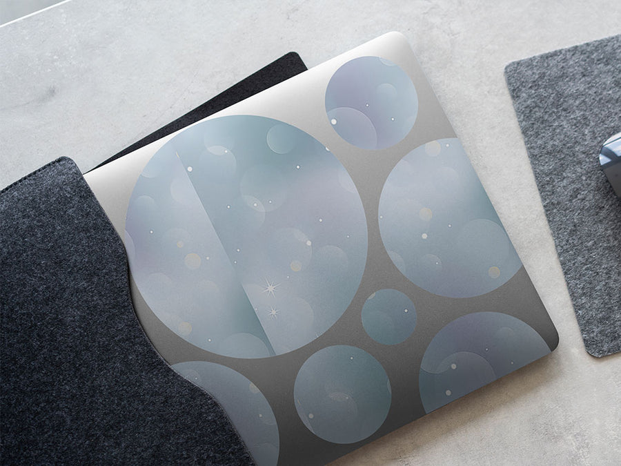 winter crisp bokeh DIY Laptop Stickers