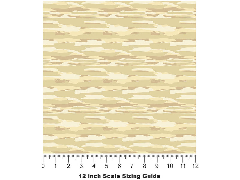 Winter Desert Camouflage Vinyl Film Pattern Size 12 inch Scale~Rwraps Winter Desert Camouflage Sizing Chart~3