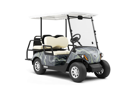 Winter Mornings Gemstone Wrapped Golf Cart
