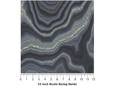 Winter Mornings Gemstone Vinyl Film Pattern Size 12 inch Scale~Rwraps Winter Mornings Gemstone Sizing Chart~2