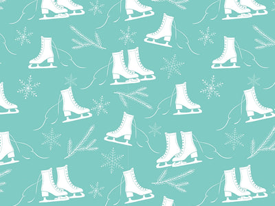 Winter Pastime Sport Vinyl Wrap Pattern~Rwraps Series 914 Digitally Printed Vinyl Wrap~0