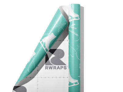 Winter Pastime Sport Wrap Film Sheets~Rwraps Series 914 Winter Pastime Sport Scrolled Sheet~3