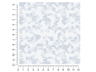 winter pixel camouflage 1ft x 1ft Craft Sheets