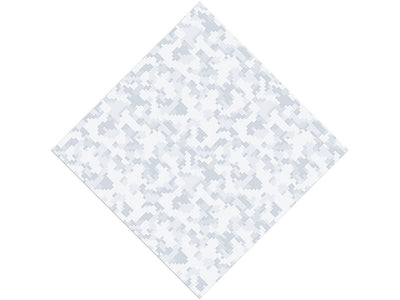 Winter Pixel Camouflage Vinyl Wrap Pattern