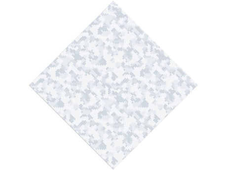 Winter Pixel Camouflage Vinyl Wrap Pattern