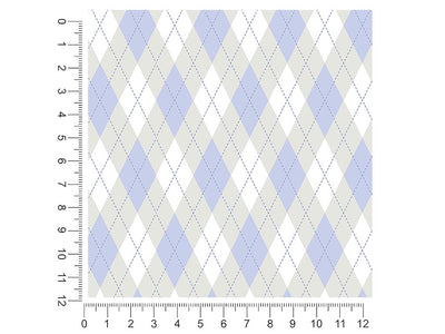 winter sky argyle 1ft x 1ft Craft Sheets
