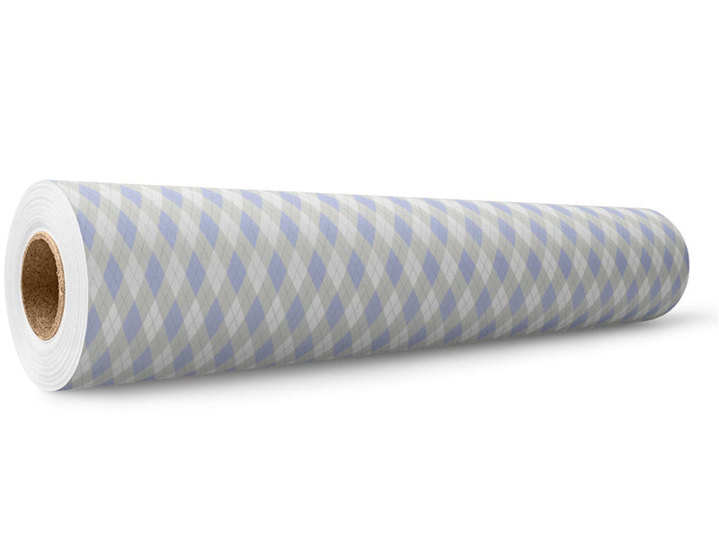 Winter Sky Argyle Wrap Film Wholesale Roll~Rwraps Series 914 Digitally Printed Vinyl Roll~5