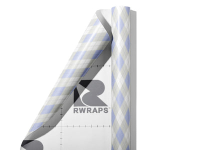 Winter Sky Argyle Wrap Film Sheets~Rwraps Series 914 Winter Sky Argyle Scrolled Sheet~3
