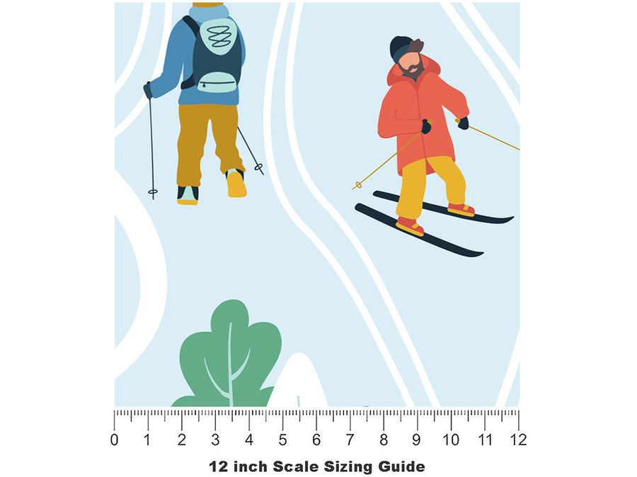 Winter Sports Sport Vinyl Film Pattern Size 12 inch Scale~Rwraps Winter Sports Sport Sizing Chart~2