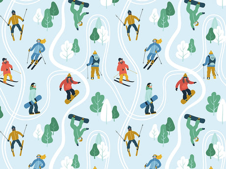 Winter Sports Sport Vinyl Wrap Pattern~Rwraps Series 914 Digitally Printed Vinyl Wrap~0