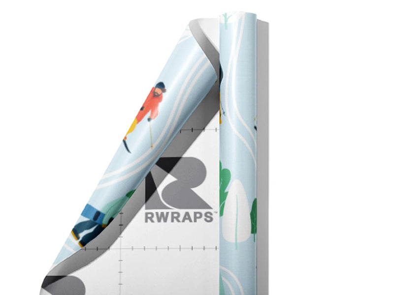 Winter Sports Sport Wrap Film Sheets~Rwraps Series 914 Winter Sports Sport Scrolled Sheet~3