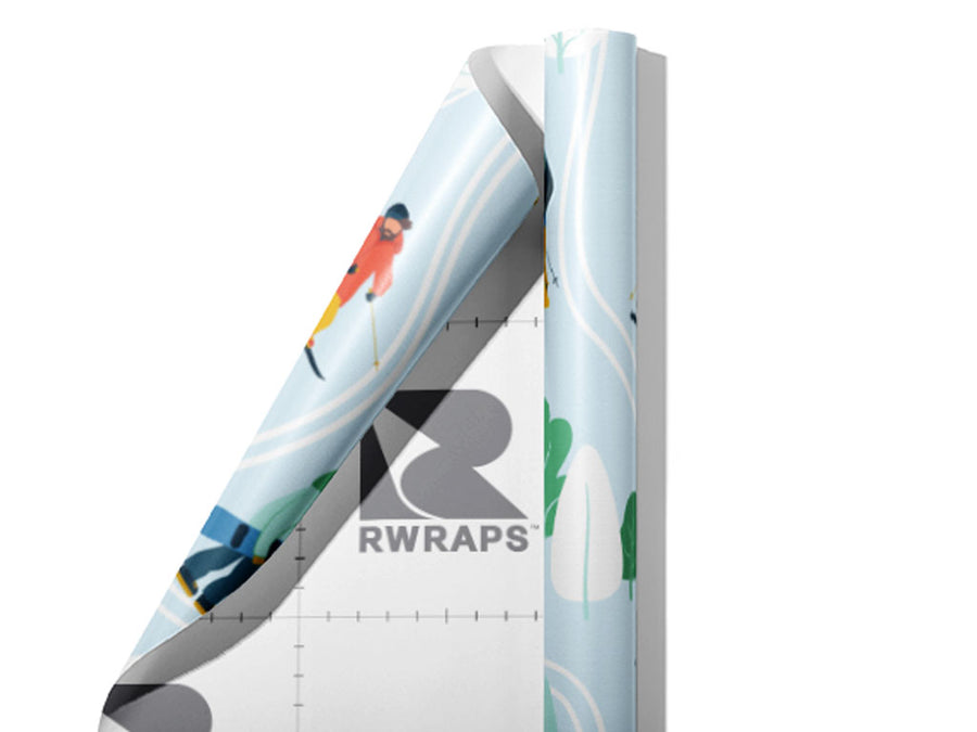 Winter Sports Sport Wrap Film Sheets~Rwraps Series 914 Winter Sports Sport Scrolled Sheet~3