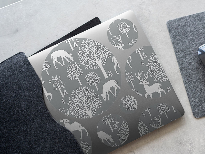 winter wonderland animal DIY Laptop Stickers
