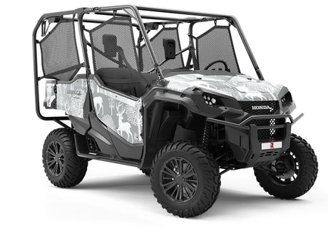 Winter Wonderland Animal Utility Vehicle Vinyl Wrap
