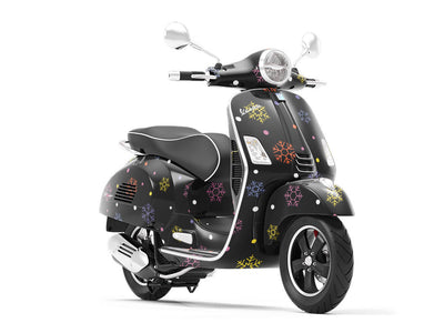 Winter Wonderland Snow Vespa Scooter Wrap Film