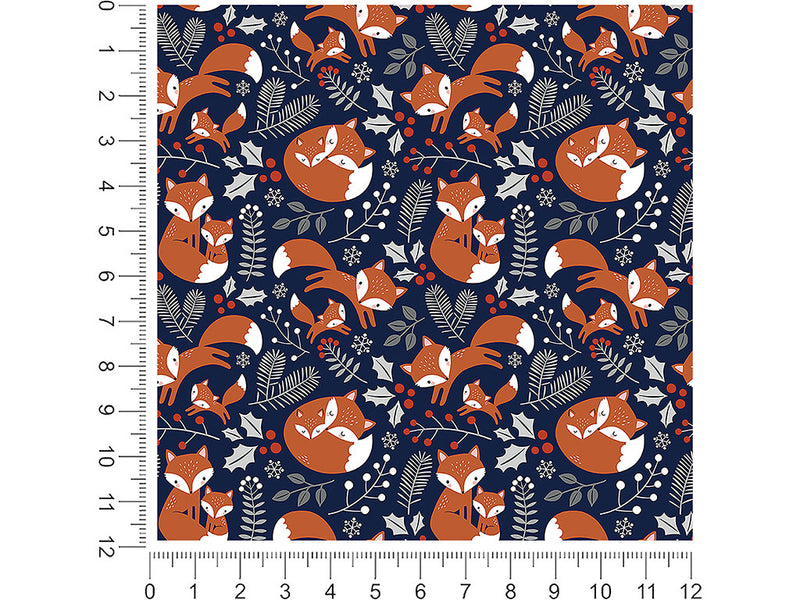 winter woods animal 1ft x 1ft Craft Sheets