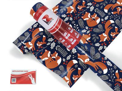 winter woods animal Craft Vinyl Roll