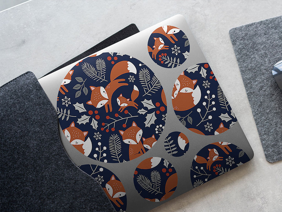 winter woods animal DIY Laptop Stickers