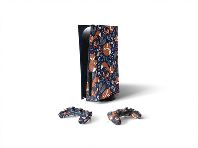 winter woods animal Sony PS5 DIY Skin