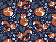 Winter Woods Animal Vinyl Wrap Pattern~Rwraps Series 914 Digitally Printed Vinyl Wrap~0
