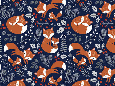 Winter Woods Animal Vinyl Wrap Pattern~Rwraps Series 914 Digitally Printed Vinyl Wrap~0