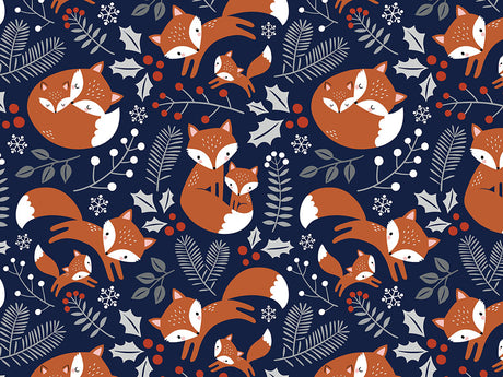 Winter Woods Animal Vinyl Wrap Pattern~Rwraps Series 914 Digitally Printed Vinyl Wrap~0
