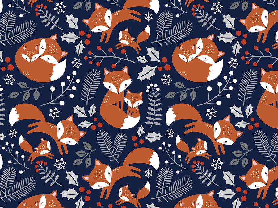 Winter Woods Animal Vinyl Wrap Pattern~Rwraps Series 914 Digitally Printed Vinyl Wrap~0