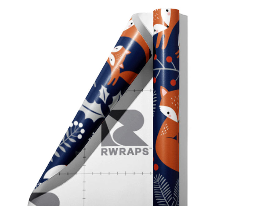Winter Woods Animal Wrap Film Sheets~Rwraps Series 914 Winter Woods Animal Scrolled Sheet~3