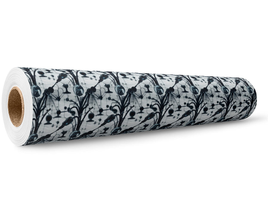 Wire Flowers Science Fiction Wrap Film Wholesale Roll~Rwraps Series 914 Digitally Printed Vinyl Roll~5