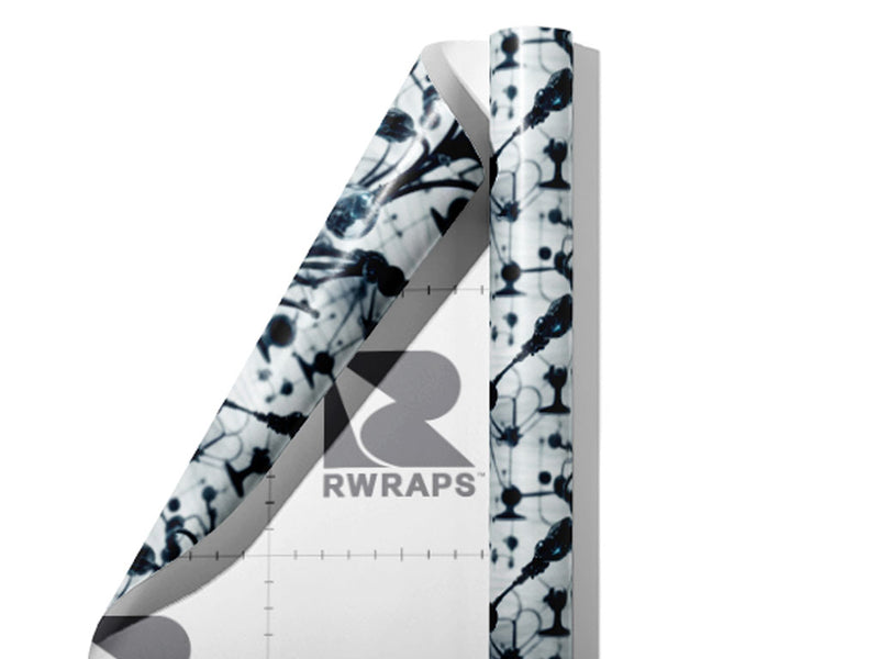 Wire Flowers Science Fiction Wrap Film Sheets~Rwraps Series 914 Wire Flowers Science Fiction Scrolled Sheet~3