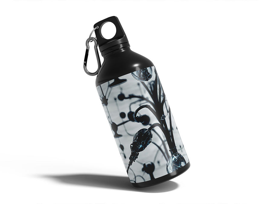 wire flowers science fiction Water Bottle DIY Stickers