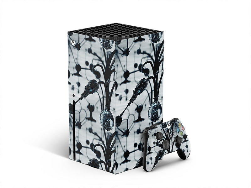 wire flowers science fiction XBOX DIY Decal