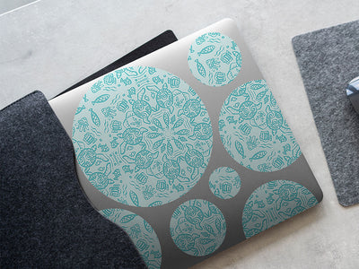 wise mandala fresh water DIY Laptop Stickers