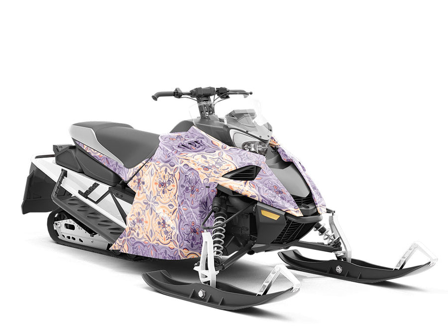 Wisteria Tile Custom Wrapped Snowmobile