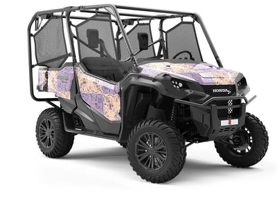 Wisteria Tile Utility Vehicle Vinyl Wrap