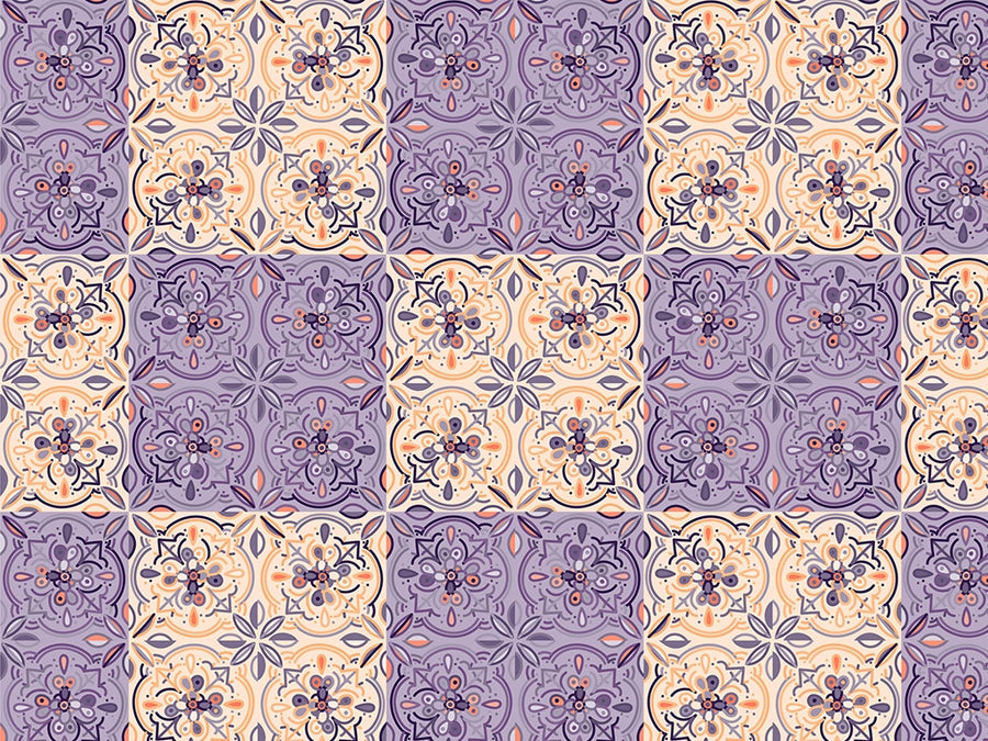 Wisteria Tile Vinyl Wrap Pattern~Rwraps Series 914 Digitally Printed Vinyl Wrap~0