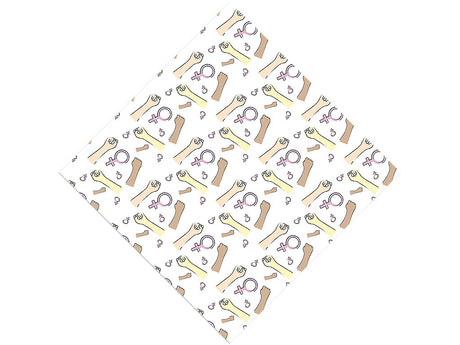 Women's Rights Americana Vinyl Wrap Pattern