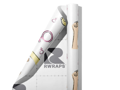 Women's Rights Americana Wrap Film Sheets~Rwraps Series 914 Women's Rights Americana Scrolled Sheet~4