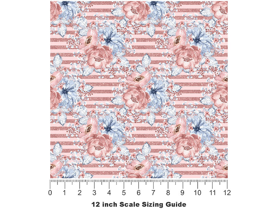 Wonderful Bouquet Fantasy Vinyl Film Pattern Size 12 inch Scale~Rwraps Wonderful Bouquet Fantasy Sizing Chart~2