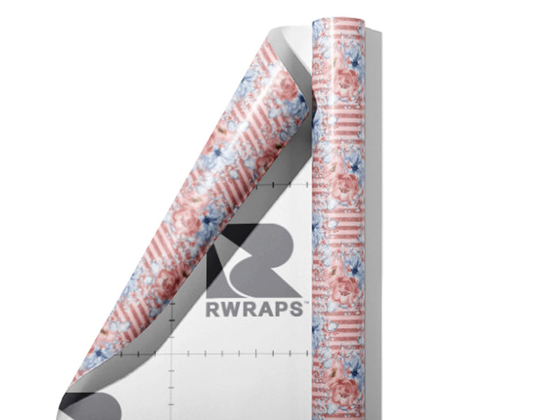 Wonderful Bouquet Fantasy Wrap Film Sheets~Rwraps Series 914 Wonderful Bouquet Fantasy Scrolled Sheet~3